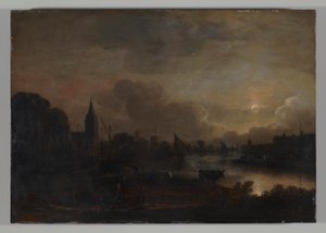 Maanlichtlandschap