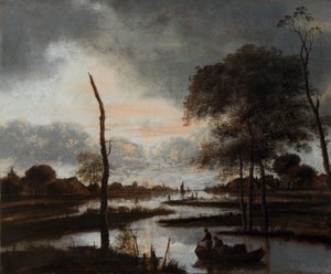 Riviergezicht: Avond
