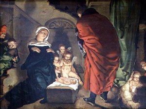 Geboorte door Aertgen Claesz van Leyden