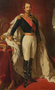 Franz Xaver Winterhalter (naar) Napoleon III in kroningsgewaad