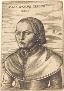 Vrouw van Georg Pencz door After Georg Pencz