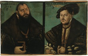 Johann Friedrich I, de Grootmoedige, Keurvorst van Saksen en Johann Ernst van Saksen