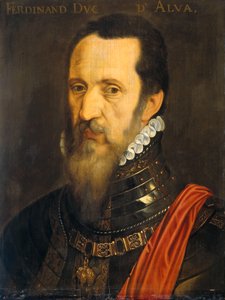 Portret van Fernando Álvarez de Toledo (1507-1582), hertog van Alba door After Willem Key