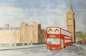 De Reis, Londen door Agnes Girardon