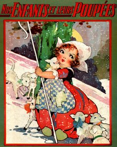 Een kleine herderin, ca. 1920 (illustratie)