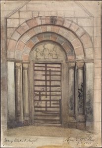 Sørup Kerk, Engel door Agnes Slott Møller