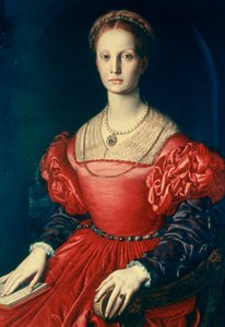 Lucrezia Panchiatichi, ca. 1540 door Agnolo Bronzino