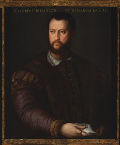 Portret van Cosimo I de Medici, 1566 door Agnolo Bronzino