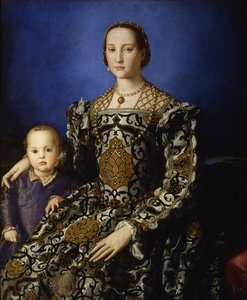 Portret van Eleonora van Toledo met haar zoon Giovanni, ca. 1545