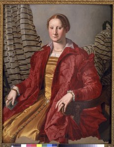 Portret van een dame, c.1550-55 door Agnolo Bronzino