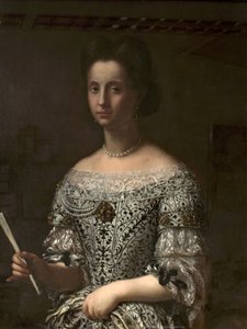 Portret van een infanta van Spanje door Agnolo Bronzino