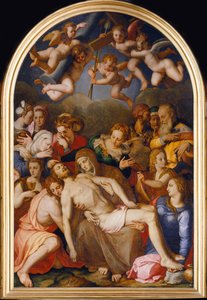 De kruisafneming, 1553 door Agnolo Bronzino