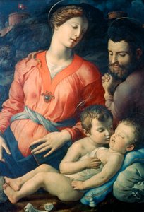 De Panciatichi Heilige Familie, 1530-1532 door Agnolo Bronzino