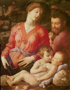 De Panciatichi Heilige Familie door Agnolo Bronzino