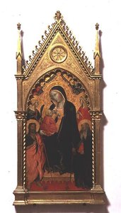 Madonna del Latte met Heiligen