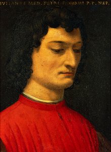 Portret van Giuliano de Medici door Agnolo Bronzino