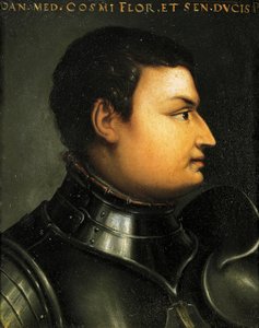 Portret van Lodovico de Medici, ook bekend als Giovanni dalle Bande Nere door Agnolo Bronzino