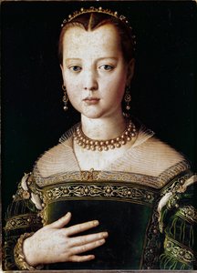 Portret van Maria de Medici door Agnolo Bronzino