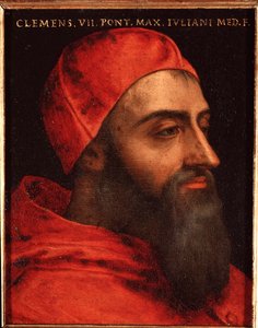 Portret van paus Clemens VII (Giulio de Medici) (1478-1534)