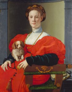 Portret van een Dame in Rood, c.1533