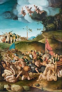 De tienduizend martelaren door Agnolo Bronzino
