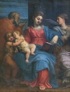 Heilige familie met St. Margaretha
