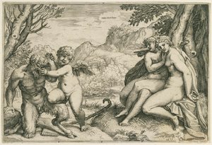  door Agostino Carracci