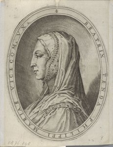 Portret van Beatrice di Tenda