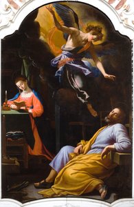 Droom van Sint-Jozef door Agostino Ciampelli
