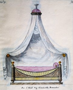 Hemelbed voor de heer Brancadori (manuscript) door Agostino Fantastici