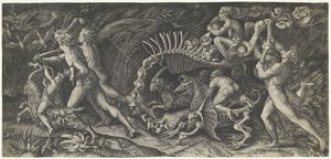 Het karkas door Agostino Veneziano