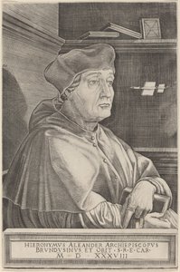 Hieronymus Alexander, Aartsbisschop van Brindisi door Agostino dei Musi