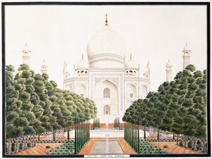 De Taj vanuit de tuin, ca. 1815