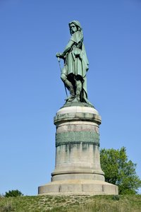 Kolossaal standbeeld van Vercingetorix, Gallische leider door Aime Millet