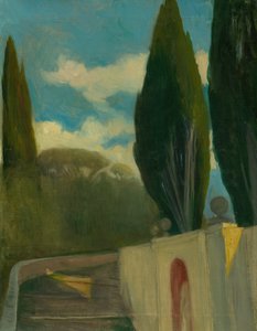Platteland, ca. 1890-98 door Akos Aranyossy