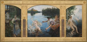 Aino-mythe, drieluik door Akseli Gallen-Kallela