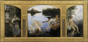 De Aino-drieluik, 1891 door Akseli Gallen Kallela