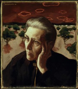 De moeder van de kunstenaar