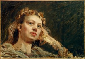 Heroïsch portret van Mary door Akseli Valdemar Gallen Kallela