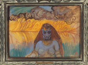 De Babylonische vrouw door Akseli Valdemar Gallen Kallela