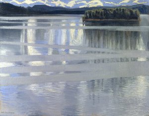 Meer Keitele door Akseli Valdemar Gallen Kallela