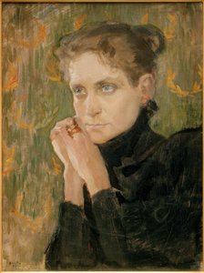 Portret van actrice Ida Aalberg door Akseli Valdemar Gallen Kallela