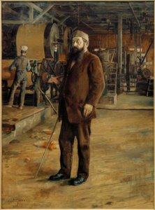 Portret van industrieel Gustav Adolf Serlachius door Akseli Valdemar Gallen Kallela
