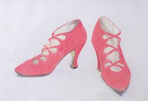 Roze Schoenen door Alan Byrne