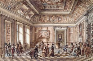 Entreehal van Bolsover Castle, 17e eeuw, ca. 1960s
