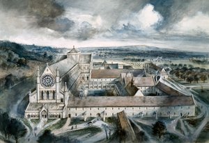 Byland Abbey, 1539, circa 1960s door Alan Ernest Sorrell