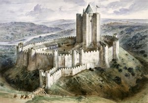 Conisbrough Castle, 13e eeuw, ca. 1960s