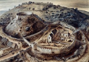 Totnes Castle, 14e eeuw, ca. 1960s
