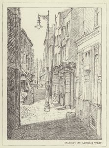 Market Street, kijkend naar het westen