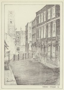Meard Street, West door Alan Stapleton